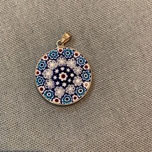 Genuine Italian Murano glass pendant.